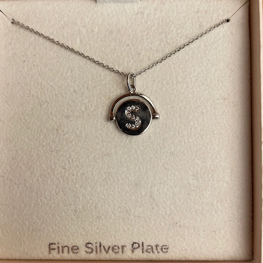 “S” initial necklace